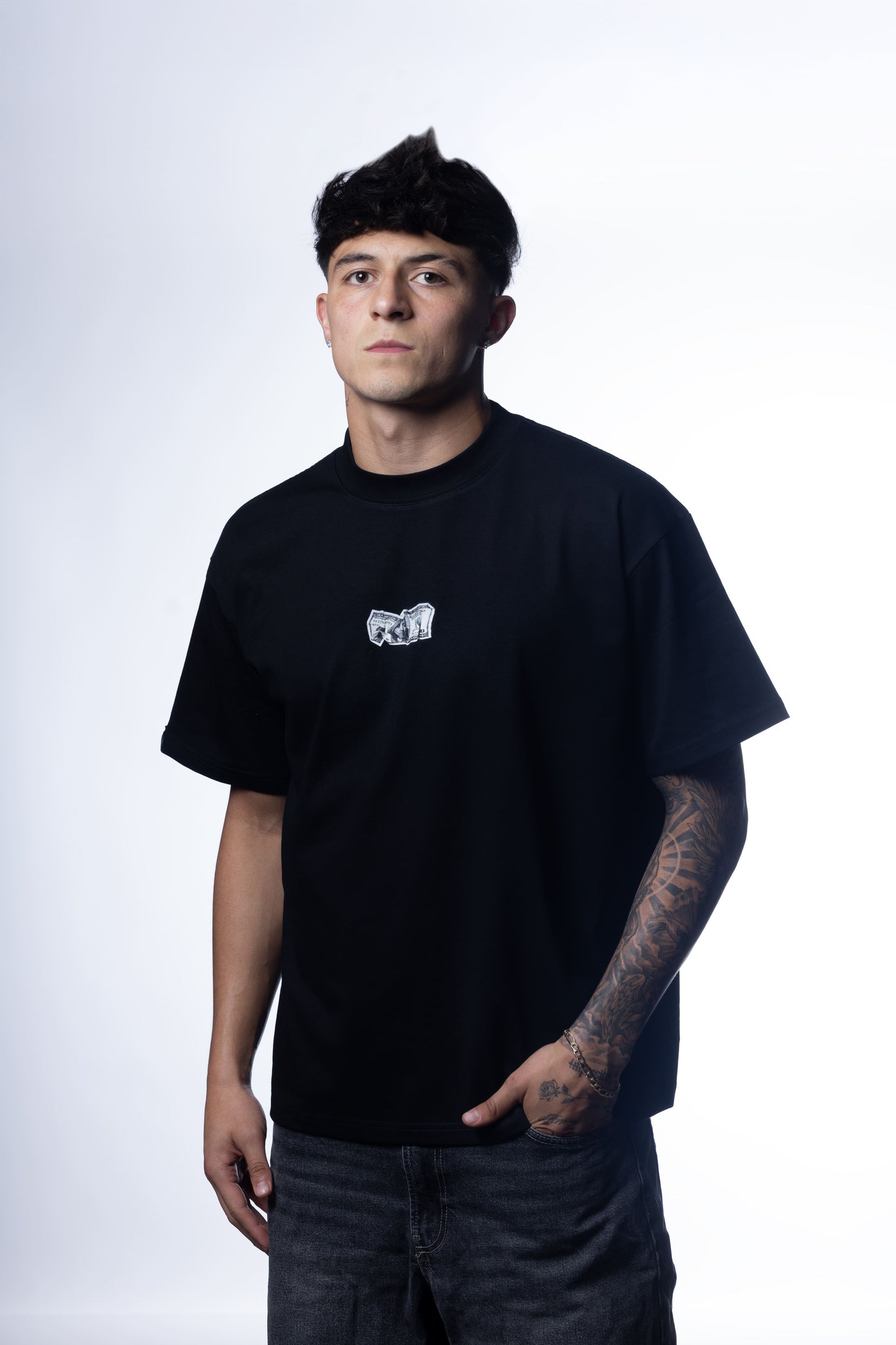 Cash Out Black Tee