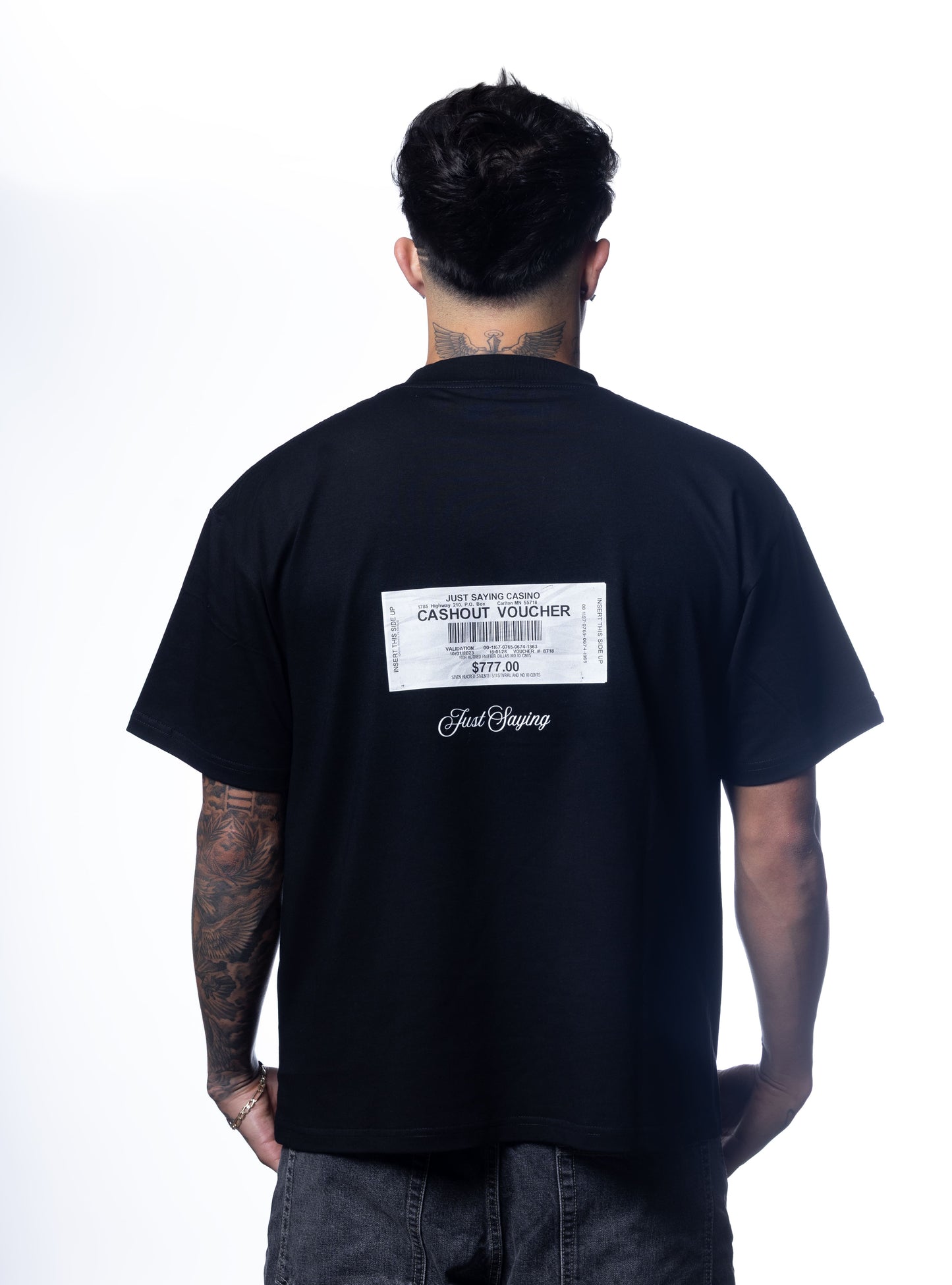 Cash Out Black Tee