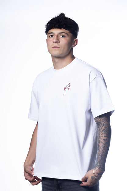 Darts Board White Tee