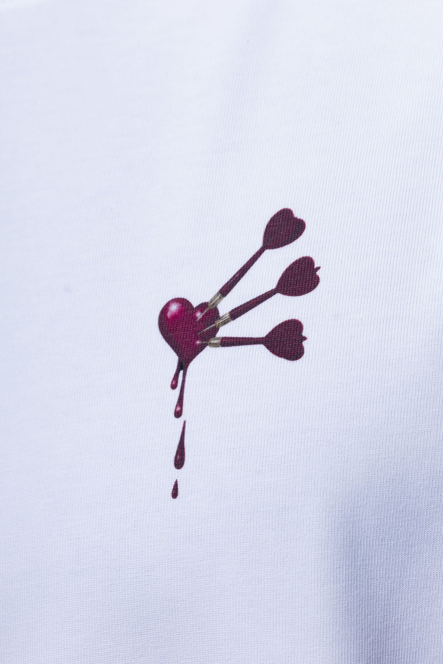 Darts Board White Tee