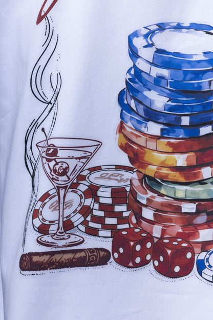 Lucky Chips White Tee