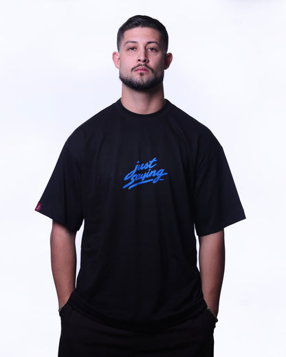 Be Liked - Black Oversize Tee