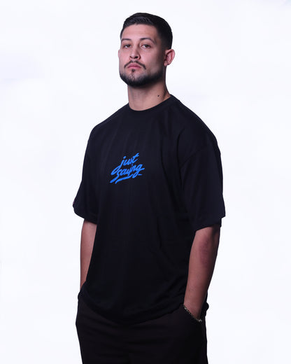 Be Liked - Black Oversize Tee