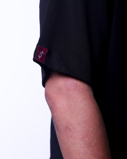 Be Liked - Black Oversize Tee