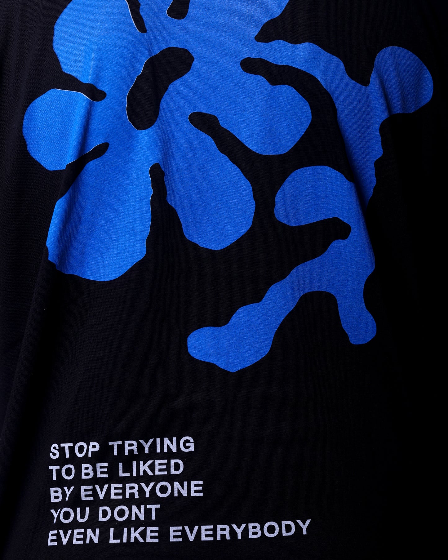Be Liked - Black Oversize Tee