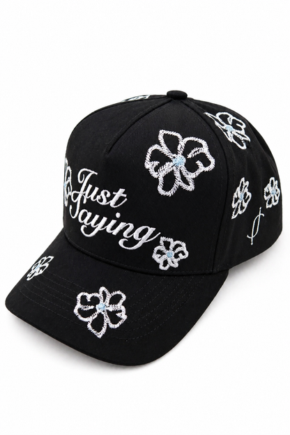 . Gorra Floral – White