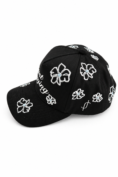 . Gorra Floral – White